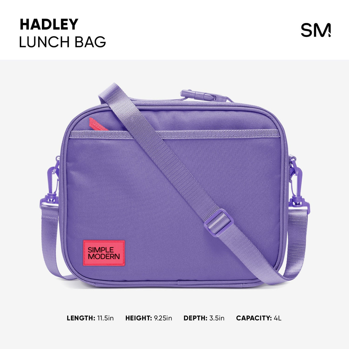 Hadley Lunch Bag with Shoulder Strap
